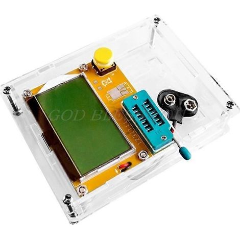 Transparent Acrylic Case Shell Box For LCR-T4 ESR Transistor Tester Capacitance Drop Shipping (1/5)