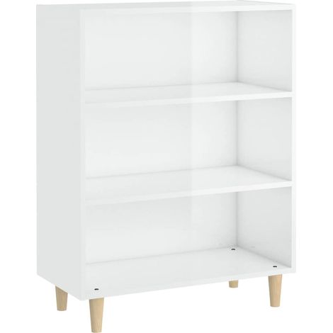 Sideboard/Anrichte/Buffet Hochglanz-Weiß 69,5x32,5x90 cm Holzwerkstoff LXWW911927 (1/5)
