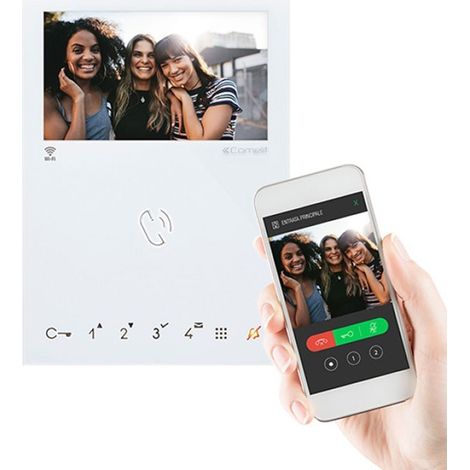 Comelit Mini WLAN-Videosprechanlage für Simplebus 2 mit Touch-Display 6741W (1/3)