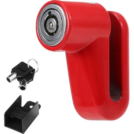 Candado antirrobo para disco de motocicleta/bicicleta, candado de seguridad para rueda de freno de disco, candado impermeable para rotor de freno de disco de ciclismo con dos llaves.
