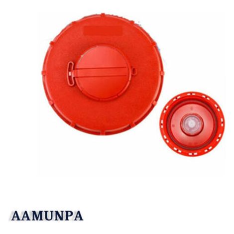 [Capuchon d'eau IBC] Couvercle IBC 163 mm pour réservoir 1000L ventilé capuchon bouchon cuve fourre-tout couleur rouge 1 unité (1/5)