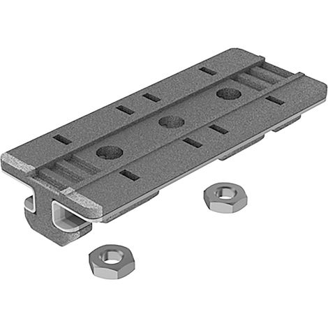 Fath Profilgleiter 40x80mm mit Muttern passend zu Item System Profil 40 mit Nut 8 - 10 Stück