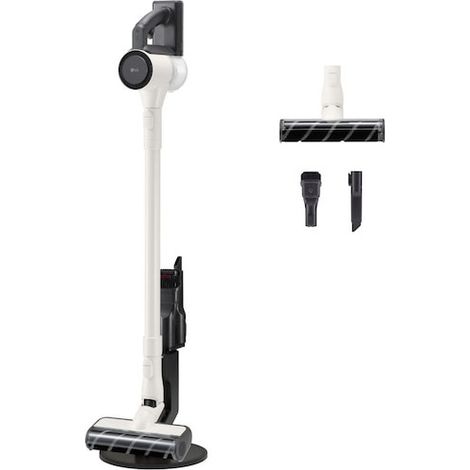 LG A9C-AIR1E Stabstaubsauger/Elektrischer Besen Akku Trocken Beutellos 150 W Schwarz, Weiß 2,4 Ah