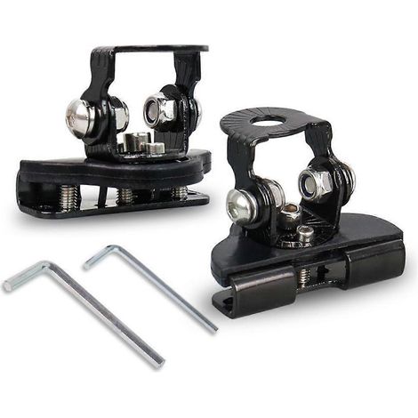 Supports de fixation universels pour barres lumineuses LED, fixations réglables pour montants de capot, support de fixation pour projecteur de travail LED (2 pièces) (1/5)