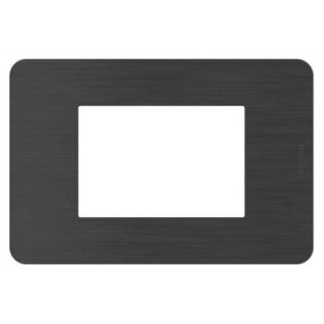 BTICINO JA4803EN - MatixGO - Placca 3P Black Nickel