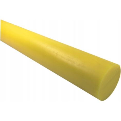 Rodillo de varilla de poliamida Ø 40x1000mm PA6-G amarillo (1/5)