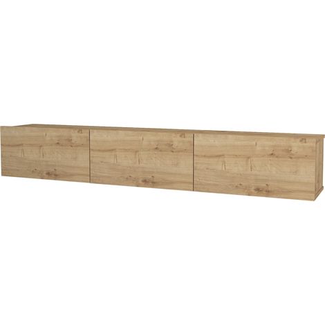TV Lowboard Hängend Damla Eiche Saphir