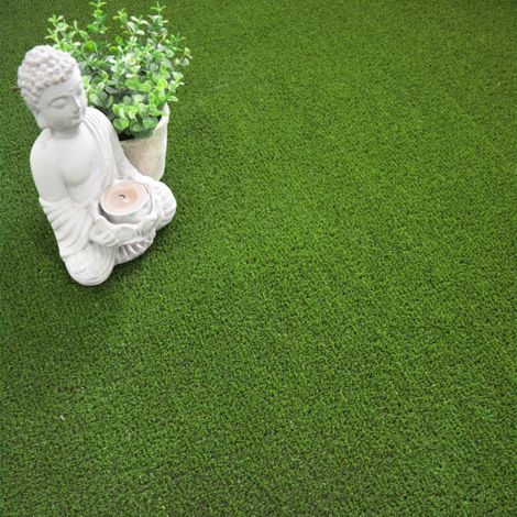 Décoweb – Gazon synthétique Zen sur plots 5mm – Échantillon 15 x 20 cm – Densité 120900 points/m² – Épaisseur totale 7mm (1/5)