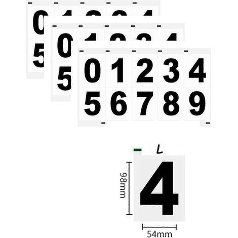 Autocollant de plaque d'immatriculation en nanofilm 3 pièces, numéro de plaque réfléchissant, invisible, autocollant numérique, plaques d'immatriculation éphémères (1/3)