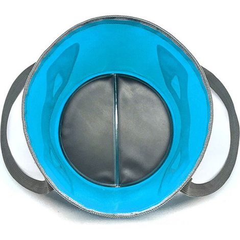 Seau Pliable - Pompe Douche Portable Camping - Pour Lavage Extérieur et Hygiène en Plein Air - Capacité 20 L - 1 Pièce (1/5)