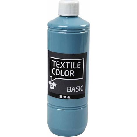 Peinture pour textile - réf 34170 - À base d'eau - Couleur bleue - Durable et fixable