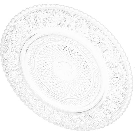 Pi ces Assiettes Verre Transparentes D coratives pour Fruits (1/5)