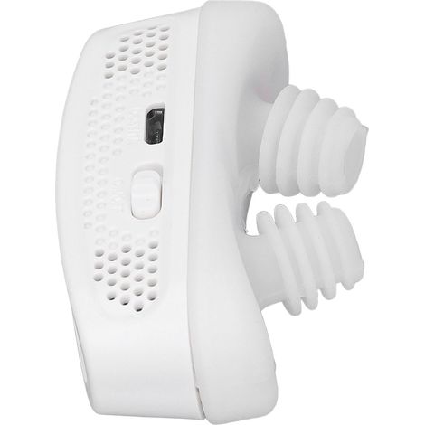 Dispositifs anti-ronflement électriques, bouchons nasaux automatiques, portables et à intensité variable, blancs. (1/5)