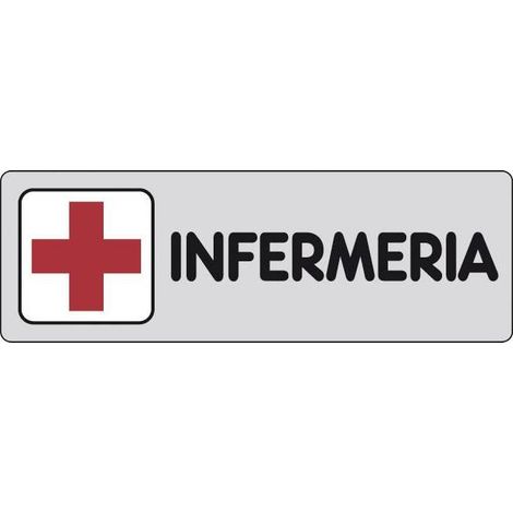 ETICHETTA ADESIVA 150X50 INFERMERIA. Prezzo per 1 pezzo.