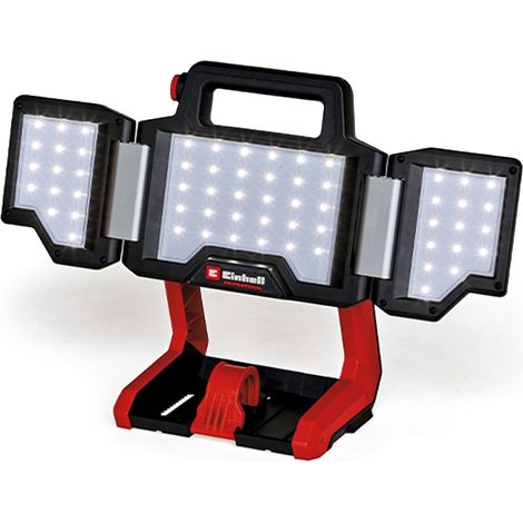 Einhell Lámpara con batería TP-CL 18/3000 Li-Solo Power X-Change (18 V, 3000 lm, cabezal luminoso pivotante, paneles luminosos abatibles, 60 LEDs, regulación del luminosidad, sin batería) (1/4)