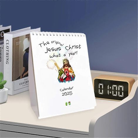 Calendrier 2025 « Christ, quelle année » - Peinture inspirante (voir illustration) (1/5)