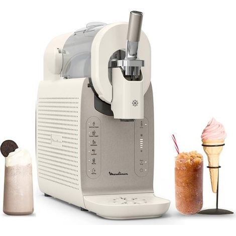 Sorbetière Moulinex Freezi 16-en-1 – Capacité 1.5L – Compresseur intégré pour glaces et cocktails – Application My Moulinex (1/5)