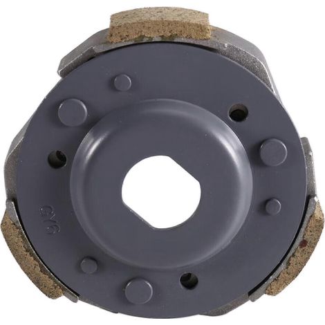 Mâchoires d'embrayage de moto compatibles avec les moteurs GY6 125cc, 150cc, 157QMJ et 152QMI de fabrication chinoise compatibles avec les scooters, les cyclomoteurs, les VTT, les karts et les quads.