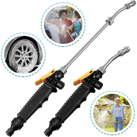 2-in-1-Hochdruckreiniger mit Lanze und verstellbarer Düse für Autowäsche und Gartenarbeit (1/5)