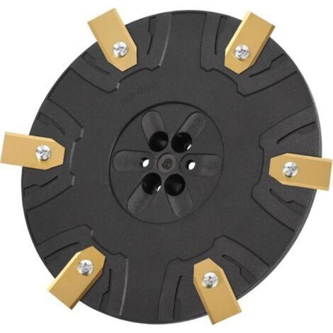 Plateau de lame réglable pour tondeuse robot pour 6 lames, plateau tournant pour tondeuse robot compatible avec GARDENA SILENO Minimo, FLYMO Easilife Go, Husqvarna Automower Aspire, avec lame (1/5)