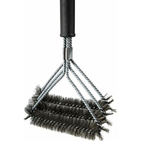 Brosse pour barbecue - Accessoires de nettoyage pour barbecues électriques, à gaz et à charbon. Acier inoxydable - AquaForge (1/5)