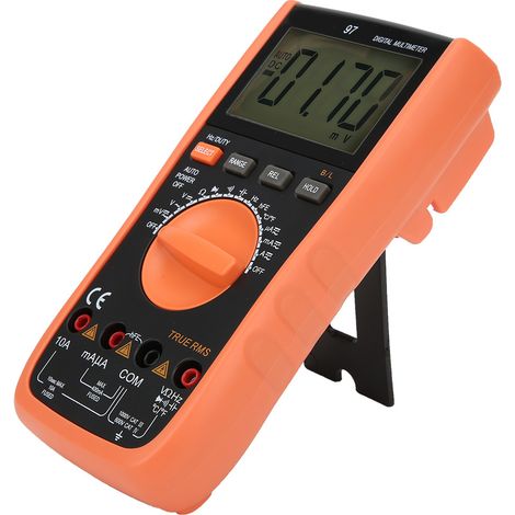 VC97 Digitales Multimeter mit automatischer Bereichswahl, LCD-Anzeige, universeller elektrischer Tester, Schutz vor Verbrennungen, Maximalanzeige bis 3999 (1/5)
