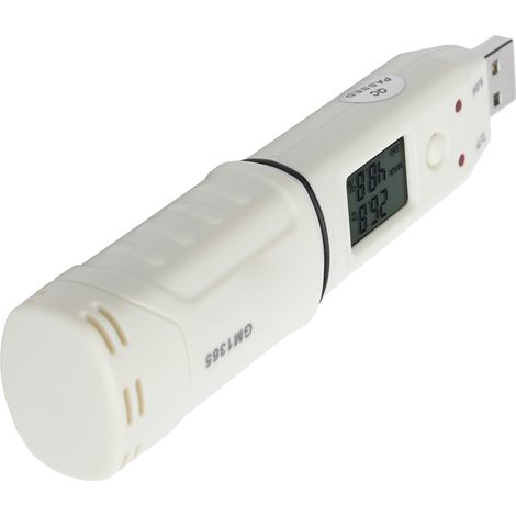 Enregistreur Numérique de Température et Humidité Intérieur avec Alarme - Thermomètre Hygromètre Détecteur