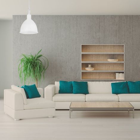 Suspension cuisine blanche By Rydens Bazar Ø17 E27 40W (1/2)