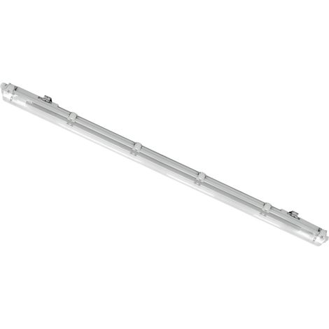 Luminaire linéaire hermétique IP65 120 cm 2 x 36 W pour LED Arnold Ideus 04382 (1/2)