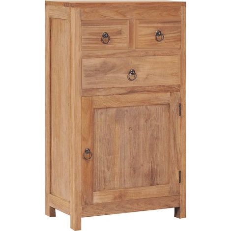 Buffet, Meuble de Rangement, Armoire de Cuisine 50 x 30 x 90 cm Bois de teck massif RDS2757 (1/5)