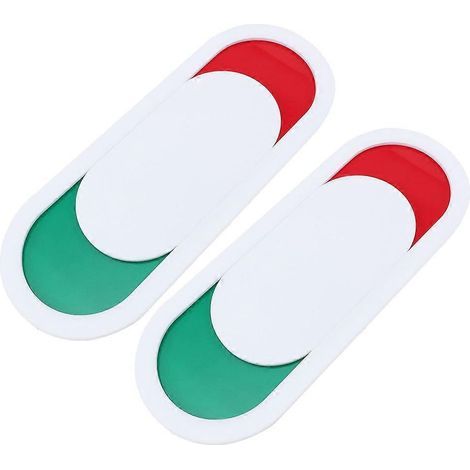 Lot de 2 panneaux coulissants pour porte de toilettes : panneau coulissant « Libre » / « Occupé » pour toilettes.-10.00X4.00X0.80CM-White (1/4)