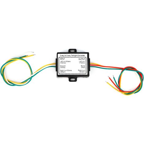 Adaptateur de faisceau de câbles pour système électrique de convertisseur de remorque à 2 ou 3 fils (type américain) (1/5)