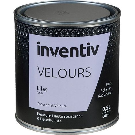 Peinture Inventiv Velours Lilas VG6 - Haute Résistance - 0,5L