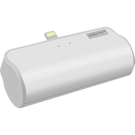 Mini batería externa de 4500 mAh, power bank ultra compacto y pequeño compatible con iPhone 14/14 Pro/13/13 Pro/13 Mini/12/12 Pro/12 Mini/11/11 Pro/SE/XS/XR/X/8/7/6s (1/2)