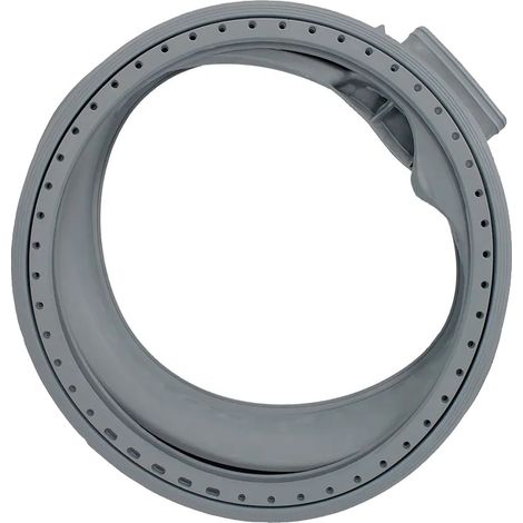 Junta de puerta para lavadora, diámetro de la puerta: 360 mm, diámetro del mueble: 335 mm, altura: 80 mm, compatible con lavadoras de carga frontal, números de pieza originales incluidos.