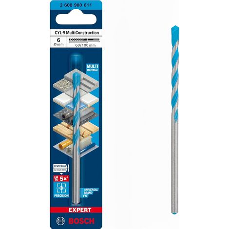 Bosch CYL-9 Mehrzweckbohrer Ø 6 mm  EXPERT MultiContruction (1/2)