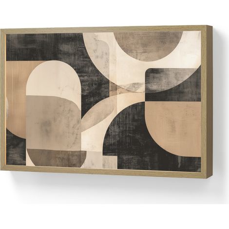 WALL LIGHT Abstract - Shapes - Modern - Beige 60x40 cm
