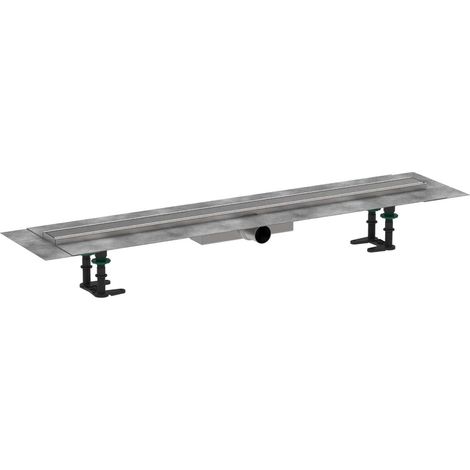 Hansgrohe RainDrain Compact - Duschrinne 90 cm, mit Gitter, gebürstet Edelstahl 56168800