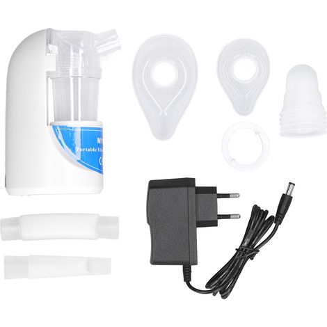 Tragbarer, geräuschloser Ultraschallvernebler – Mini-Inhalationsgerät für Reisen und Notfälle – 100–240 V EU-Stecker