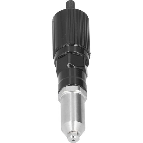 Adaptateur pour pistolet à riveter électrique, tige hexagonale noire, perceuses à riveter sans fil, adaptateurs pour porte (1/5)