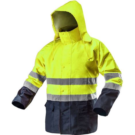 Warnschutz Regenjacke EN ISO 20471 neongelb XXL (1/5)