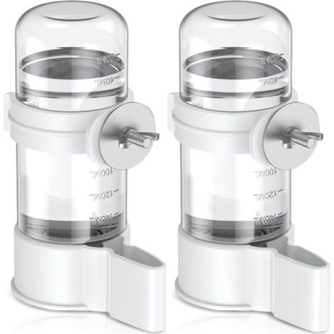2 Pièces Distributeur Automatique d'eau pour Oiseaux, 140ml Oiseaux Buveur Automatique, Abreuvoir Auto matique pour Oiseaux pour perruches, Cockatiels, Hamster (1/5)
