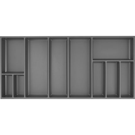 Agoform Besteck Organizer Sky Besteckeinsatz 1020x53x473 Kunststoff schiefergrau