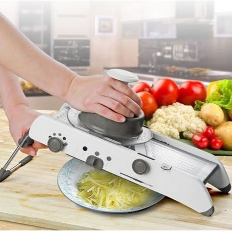 Mandoline de Cuisine - Professionnel - Acier Inoxydable - Réglable - Antidérapant (1/5)