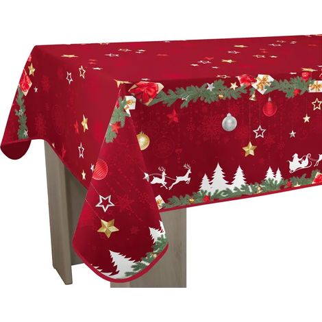 Nappe Anti-taches Noël Rouge (1/5)