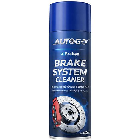 AUTOGO brake cleaner powerfully removes dirt without damaging metal parts and quickly eliminates dust and mud. (1/5)