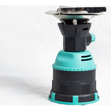 Fornello a gas portatile in acciaio inox con accensione piezo per campeggio (1/5)