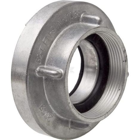 Adaptateur Storz-Bsp - Filetage BSP Femelle - Diamètre 2 1/2 Pouces - Distance Came 89 Mm - Fonte D'aluminium - 1 Pièce