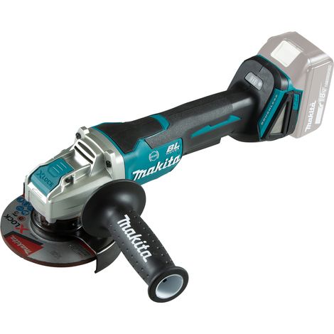 Makita DGA520ZX1 Akku-Winkelschleifer Ø 125 mm 18 V mit Paddelschalter Solo
