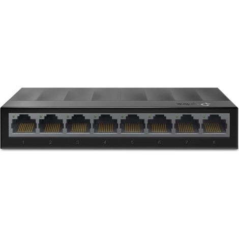 TP-Link LS1008G switch di rete Non gestito Gigabit Ethernet (10/100/1000) Nero